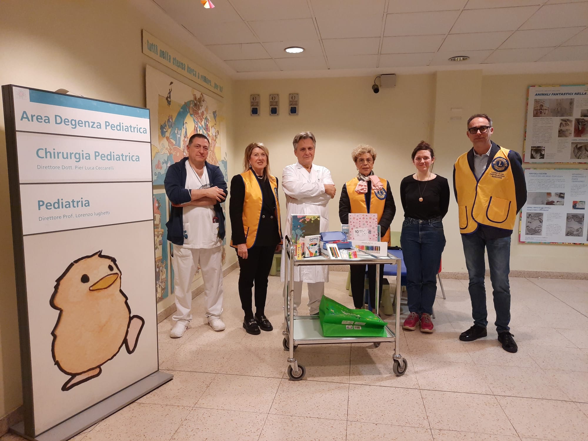 Zaino sospeso: il Lions Club Crevalcore dona materiale scolastico alla Scuola Ospedaliera del Policlinico