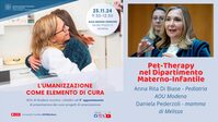 14| PET THERAPY nel Dipartimento – Materno Infantile 