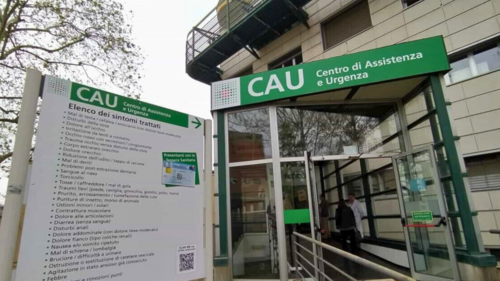 L'ingresso del CAU al Policlinico di Modena